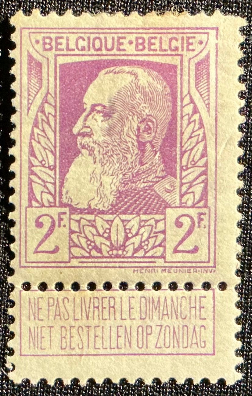 LOT 719. COB : 80. LÉOPOLD II. MH. Gomme., Enlèvement ou Envoi, Non oblitéré, Gomme originale, Autocollant