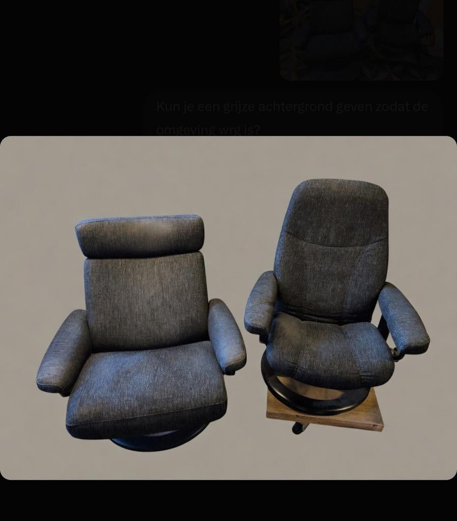 Stressless Large en Small, Huis en Inrichting, Fauteuils, Ophalen