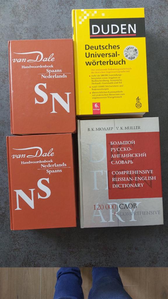 Woordenboeken vreemde talen Spaans, Russisch, Duits, Boeken, Ophalen of Verzenden, Van Dale, Duits