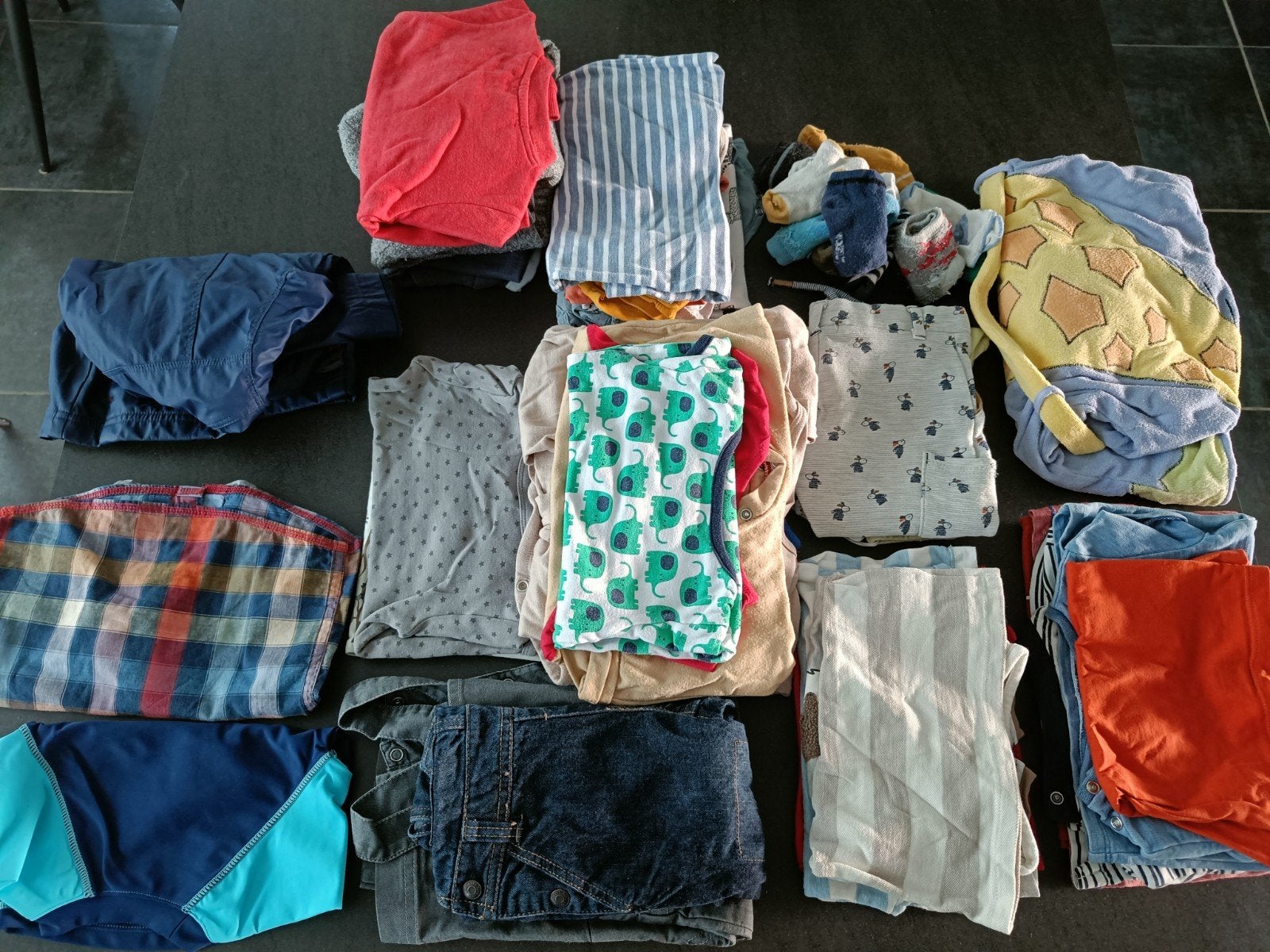 Kledingpakket jongens / maat 74 / 46 stuks, Kinderen en Baby's, Ophalen of Verzenden, Gebruikt