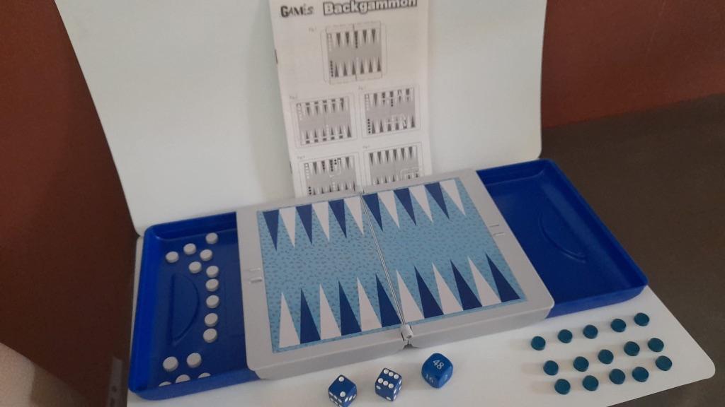 Spel Backgammon – magnetisch reisspel– compact, Hobby & Loisirs créatifs, Enlèvement, Jeu de voyage