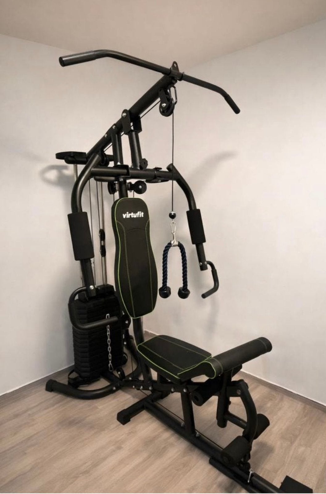VirtuFit multifunctionele homegym krachtstation met gewicht, Sport en Fitness, Ophalen, Zo goed als nieuw, Armen