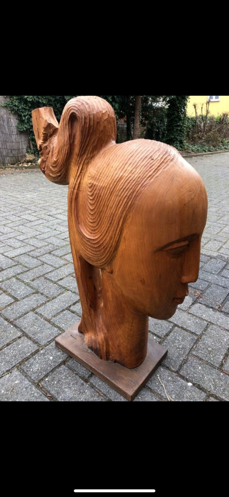 Leopold Van Esbroeck Houten sculptuur Belgische kunst 20e, Antiek en Kunst, Ophalen, Op sokkel, Hout, Vrouw