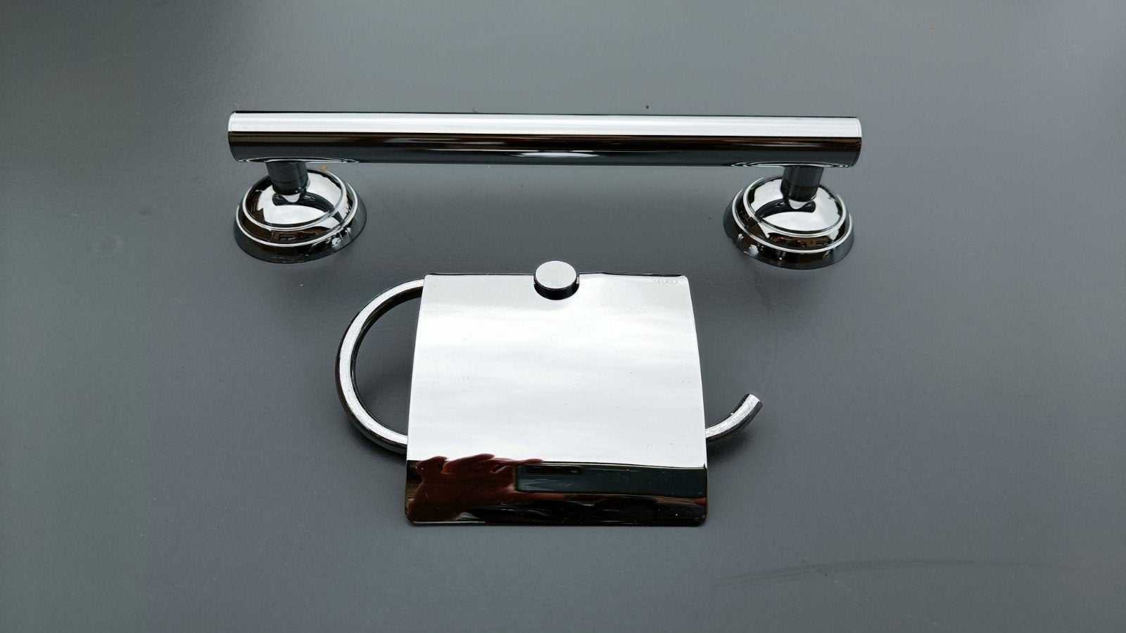 Handdoek en WC rol houder, Ophalen of Verzenden, Gebruikt, Toilet-accessoire
