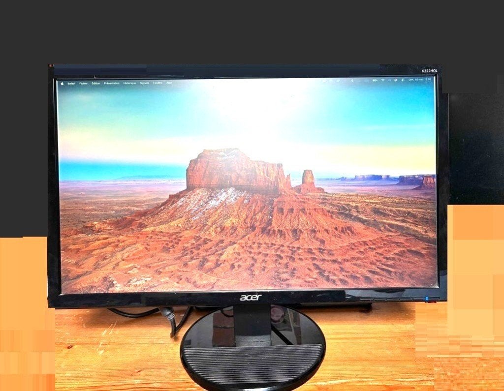 Acer K222HQL-monitor (UH. WW3EE.005) + HDMI-kabel, Computers en Software, Ophalen of Verzenden, DVI