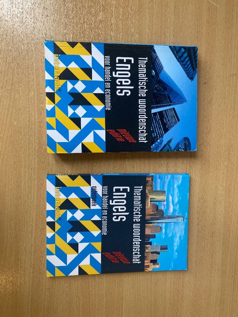 Thematische woordenschat engels voor handel en economie, Ophalen of Verzenden, Nieuw, Hoger Onderwijs