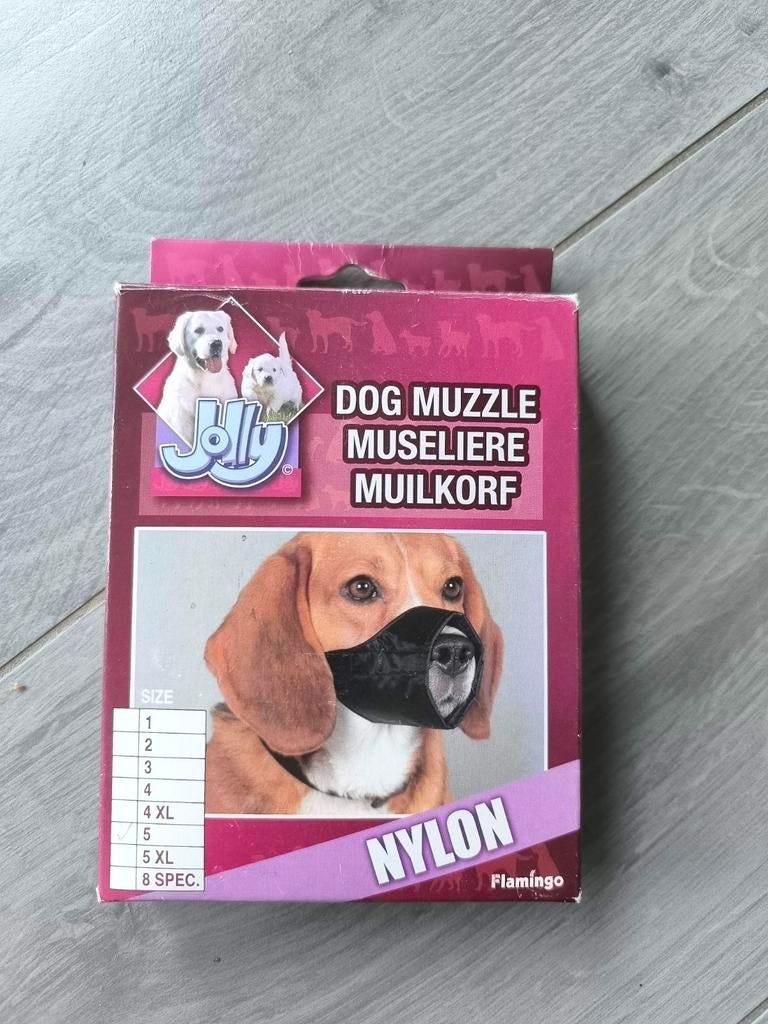 Muilband maat 5: rottweiler, bull mastiff,..., Dieren en Toebehoren, Honden-accessoires, Ophalen, Nieuw
