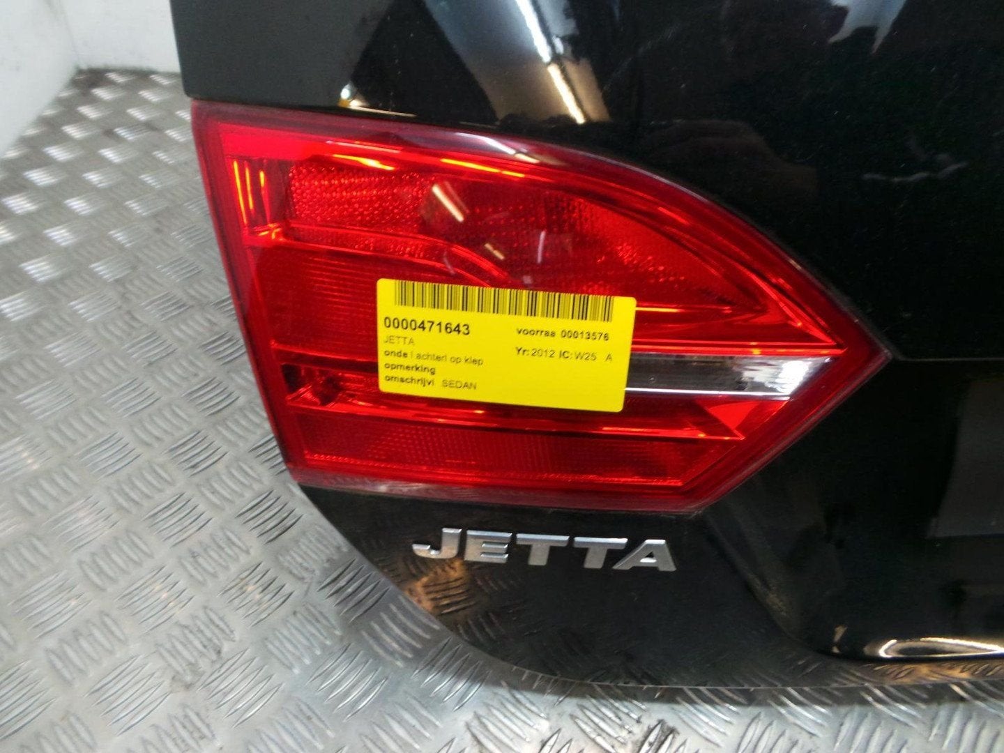 VOLKSWAGEN JETTA ACHTERLICHT L 2012, Ophalen of Verzenden, Gebruikt, ARN erkend