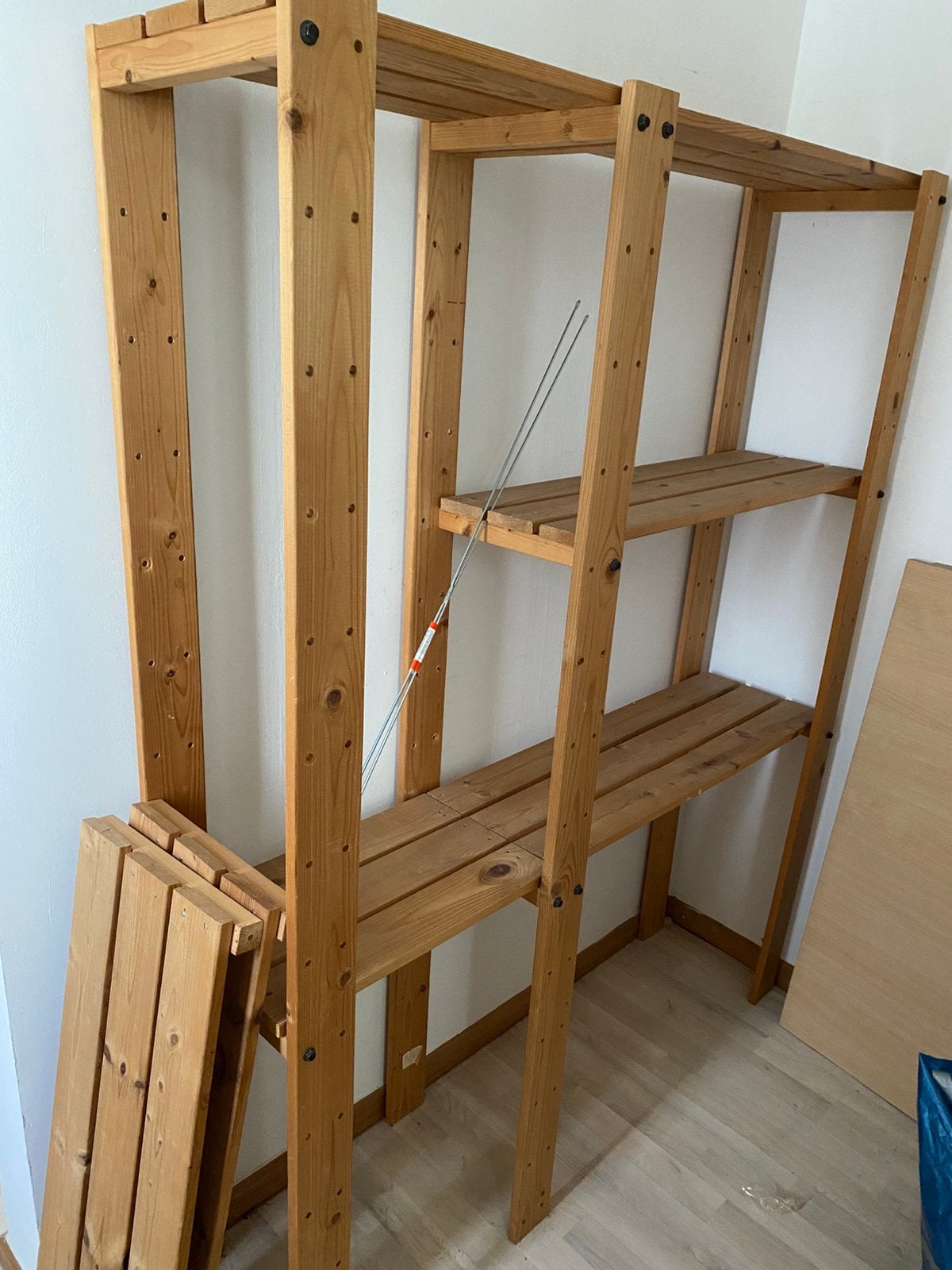 Stevig houten rek, Doe-het-zelf en Bouw, Hout en Planken, Ophalen, Gebruikt