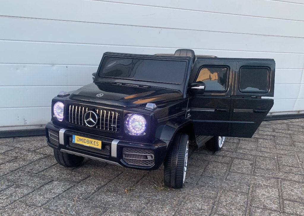Mercedes G63 AMG 12v Metallic zwart Bluetooth / Afst. NIEUW, Enfants & Bébés, Jouets | Extérieur | Véhicules à batterie, Neuf
