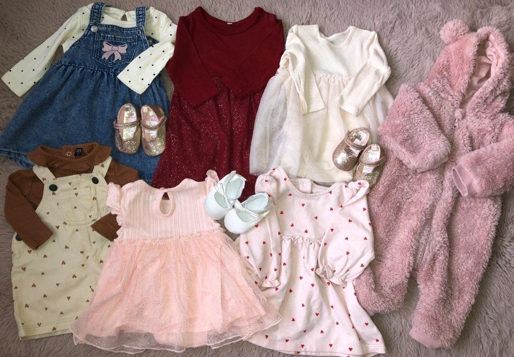 Te koop baby meisjeskleding pakket, Kinderen en Baby's, Ophalen, Zo goed als nieuw, Overige maten