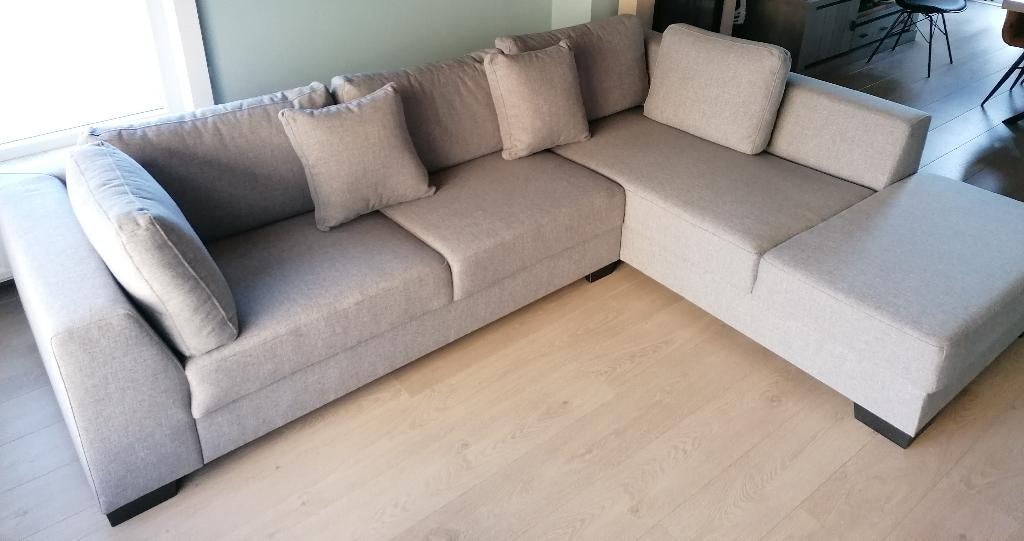 Tyler hoeksalon, Huis en Inrichting, Zetels | Complete zithoeken, Zo goed als nieuw, Stof, Ophalen