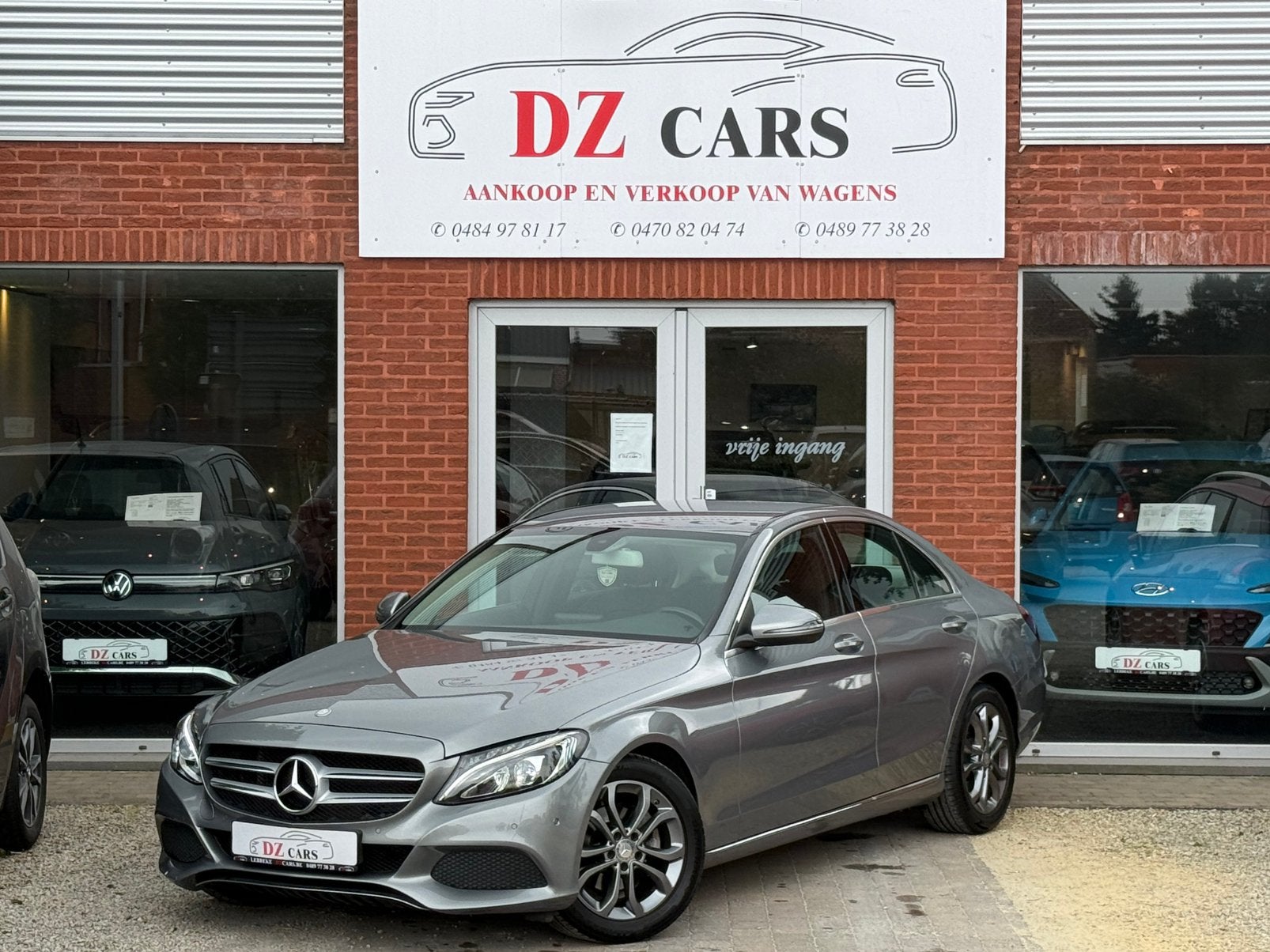 MERCEDES C200 AVANTGARDE 136CH |NAVI | CUIR | BLUETOOTH |, Autos, 100 kW, Argent ou Gris, Climatisation automatique, Euro 6