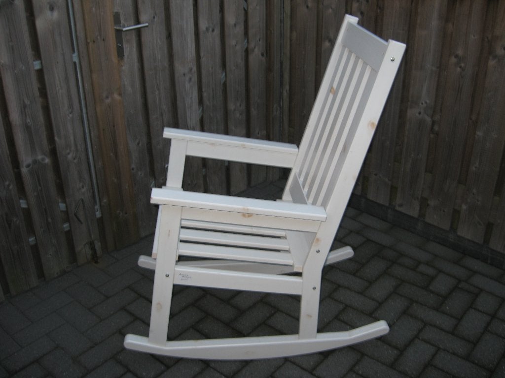 Schommelstoel, Ophalen, Gebruikt, Wit, Eén