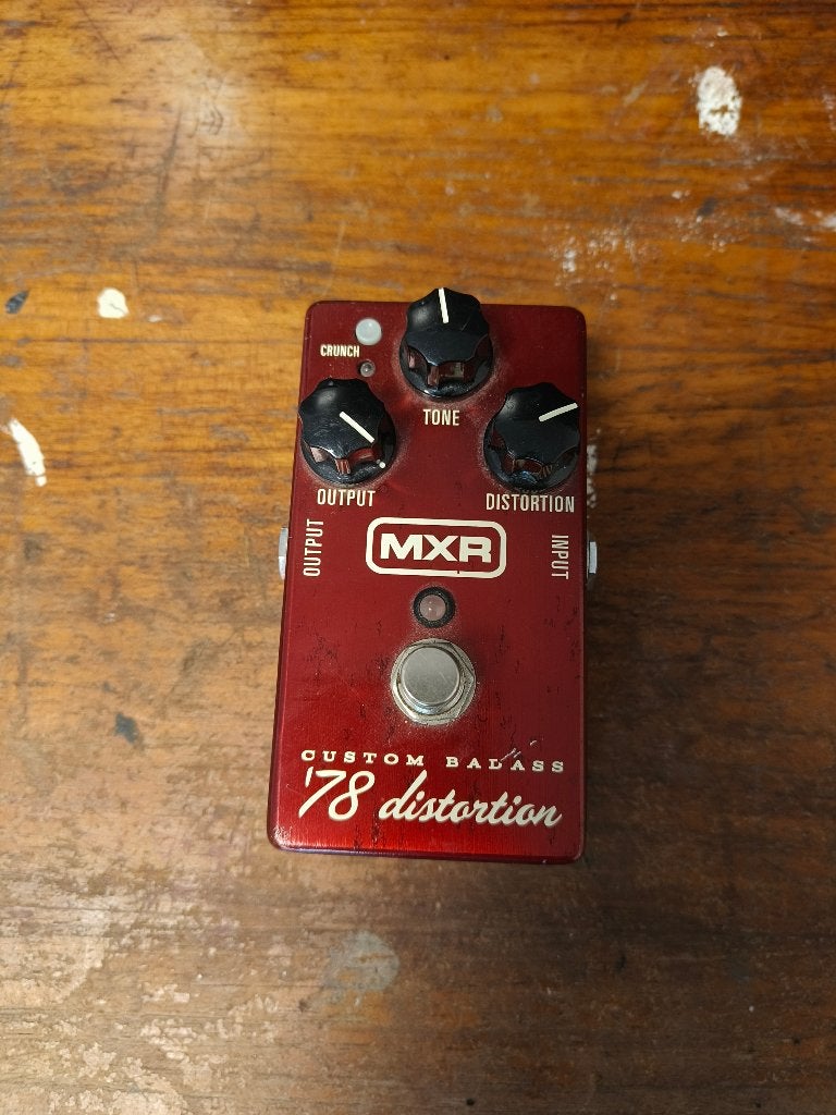 MXR custom badass '78 distortion, Muziek en Instrumenten, Effecten, Verzenden, Gebruikt, Distortion, Overdrive of Fuzz