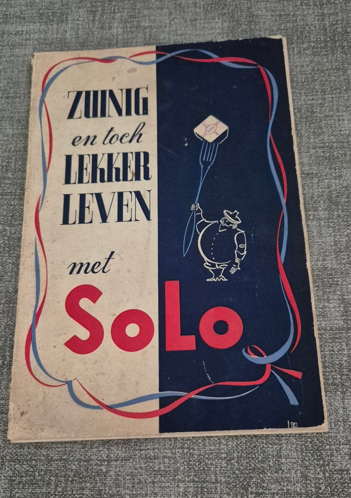 Oud Solo margarine receptenboekje (jaren '40 / retro), Ophalen