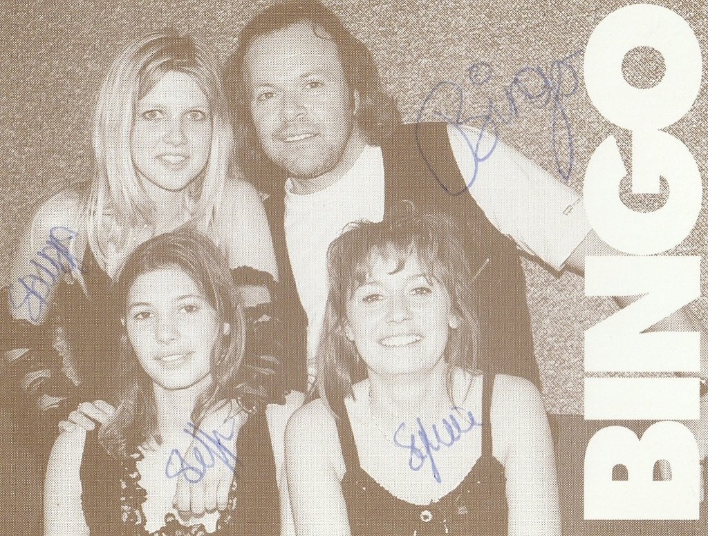 Bingo - foto met (alle) handtekeningen - 1995, Ophalen of Verzenden, Zo goed als nieuw, Foto of Kaart, Gesigneerd