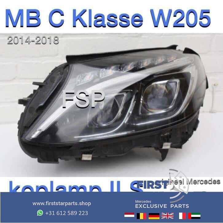 W205 ILS koplamp links Full LED Mercedes C Klasse 2014-2018, Gebruikt, -, Ophalen of Verzenden, -