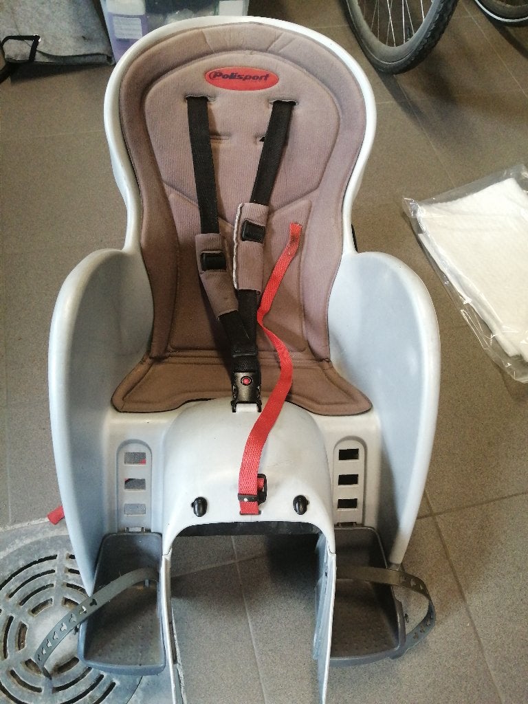 fietsstoel POLISPORT max 22 kg, Fietsen en Brommers, Gebruikt, Ophalen, 15 t/m 25 kg, Polisportcycle
