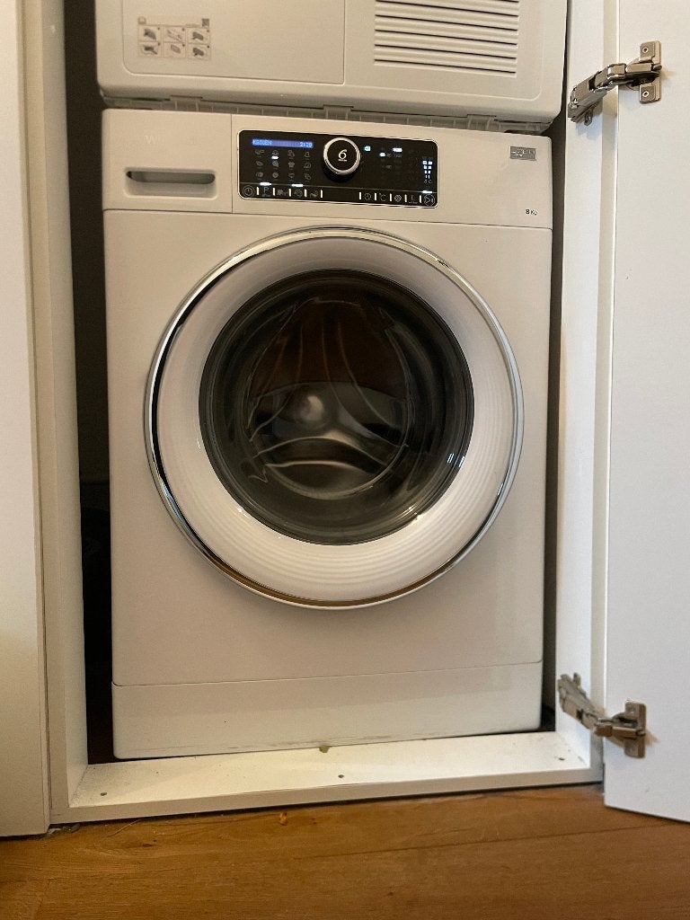 Wasmachine Whirlpool, Ophalen, 1200 tot 1600 toeren, Gebruikt, 8 tot 10 kg