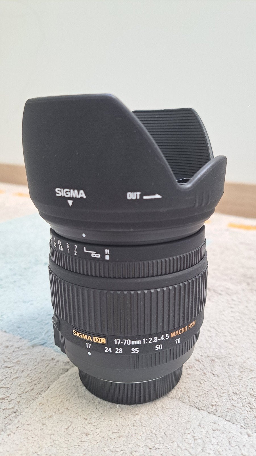 Sigma 17-70mm f/2.8-4.5 Macro HSM - Nikon, Enlèvement, Sigma, Monture Nikon F, Pare-soleil