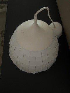 Lampe suspension IKEA blanche, Enlèvement, Comme neuf, Autres matériaux, 50 à 75 cm