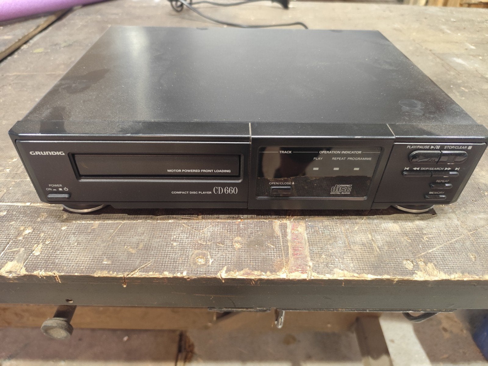 Grundig disk player, Ophalen