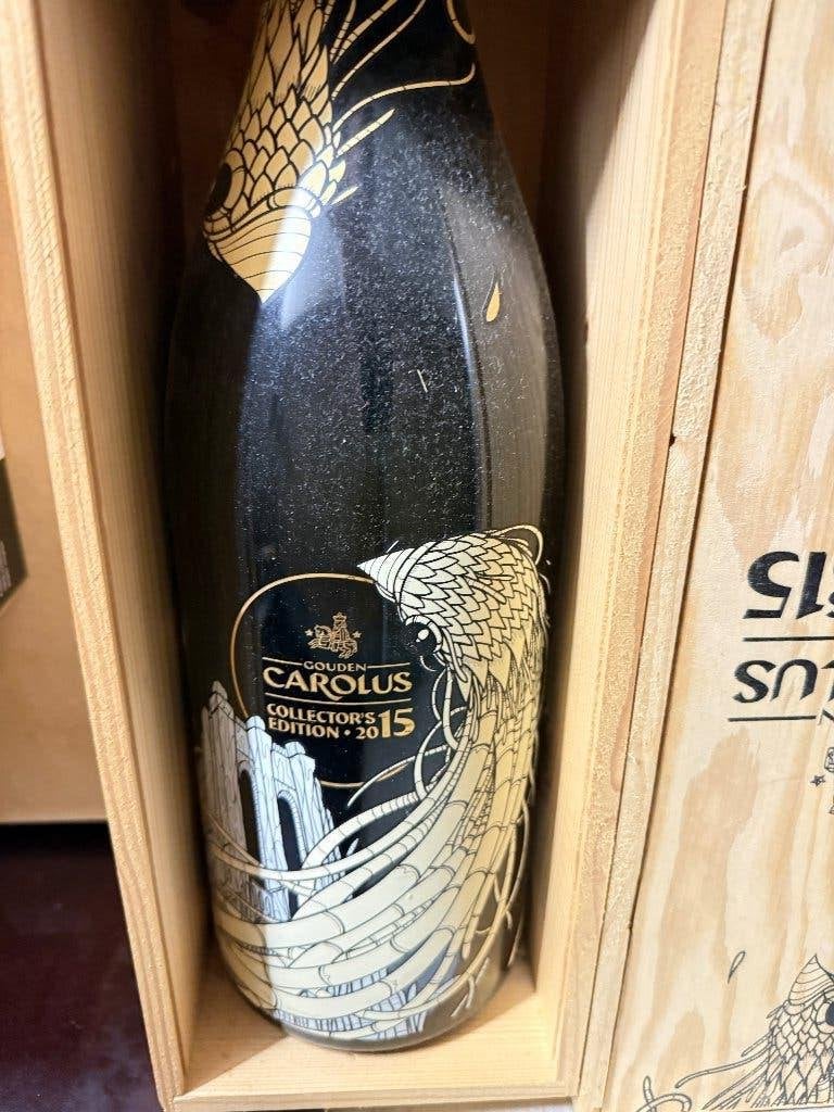 Gouden Carolus Collector's Edition 2015 (in houten kist), Verzamelen, Biermerken, Ophalen