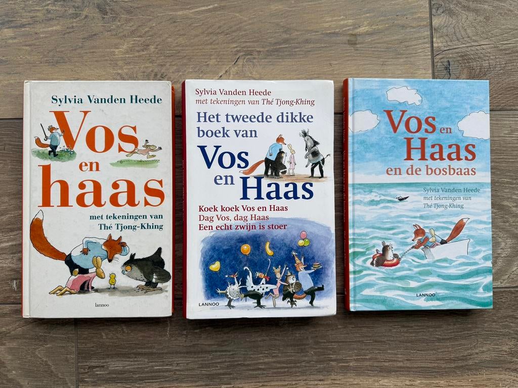 3 boeken Vos en Haas, Ophalen, Zo goed als nieuw