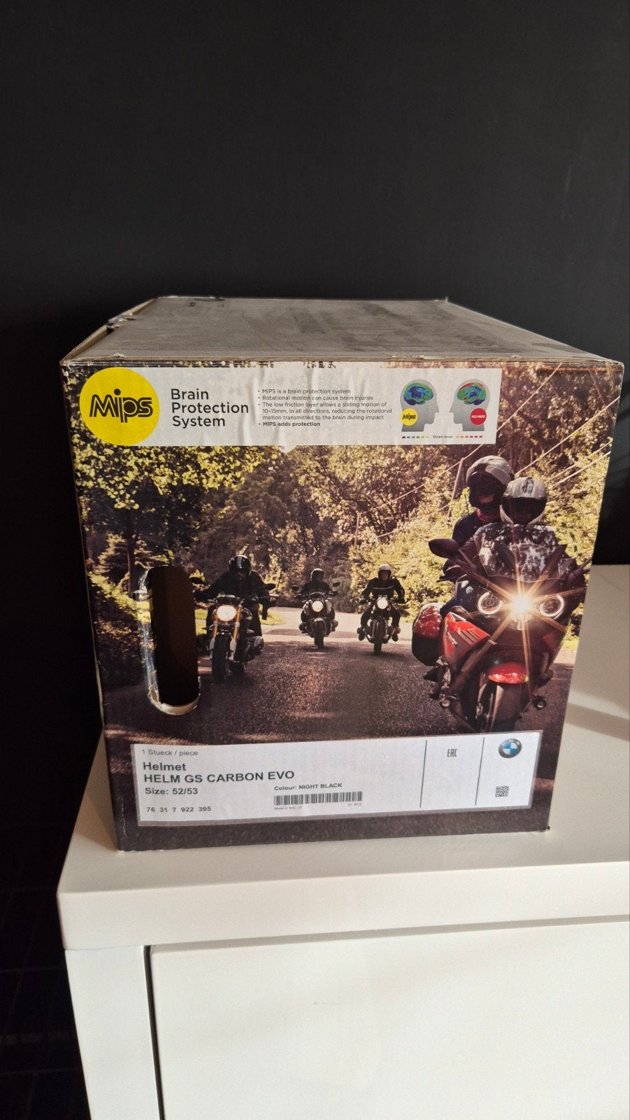 Bmw gs helm carbon evo 52/53, Motoren, Kleding | Motorhelmen, Ophalen