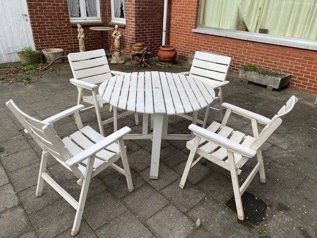 Tuinstoelen, Ophalen, Gebruikt, Hout, Inklapbaar
