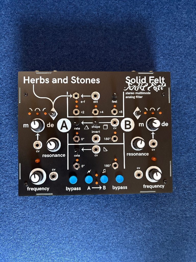 Herbs and stones Solid Felt  stereo filter desktop unit, Ophalen, Zo goed als nieuw, Distortion, Overdrive of Fuzz