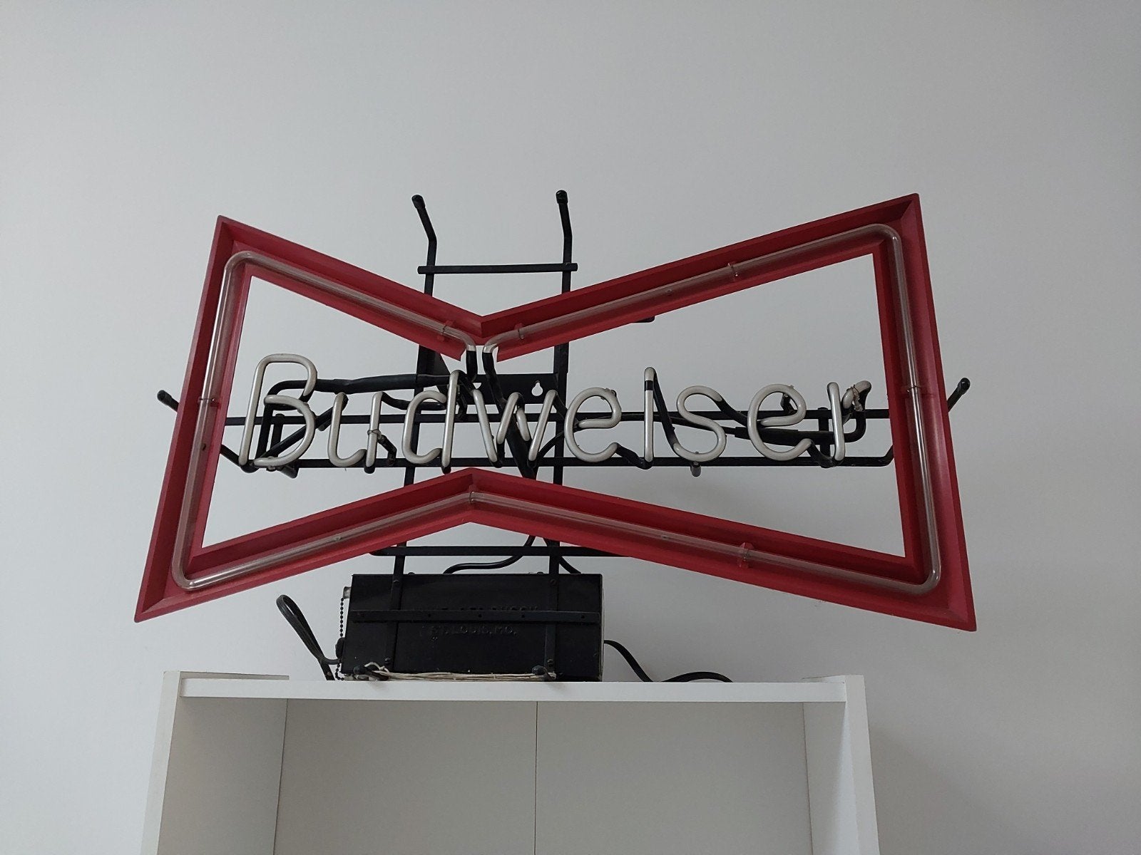 neon budweiser origineel, Ophalen