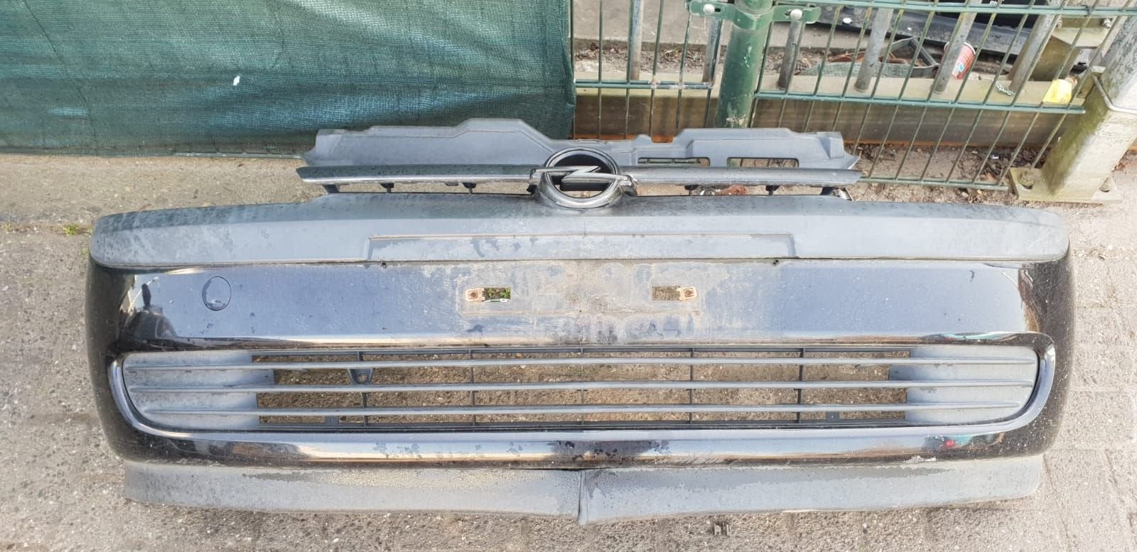 OPEL CORSA C VOORBUMPER ZWART, -, Utilisé, -, Avant