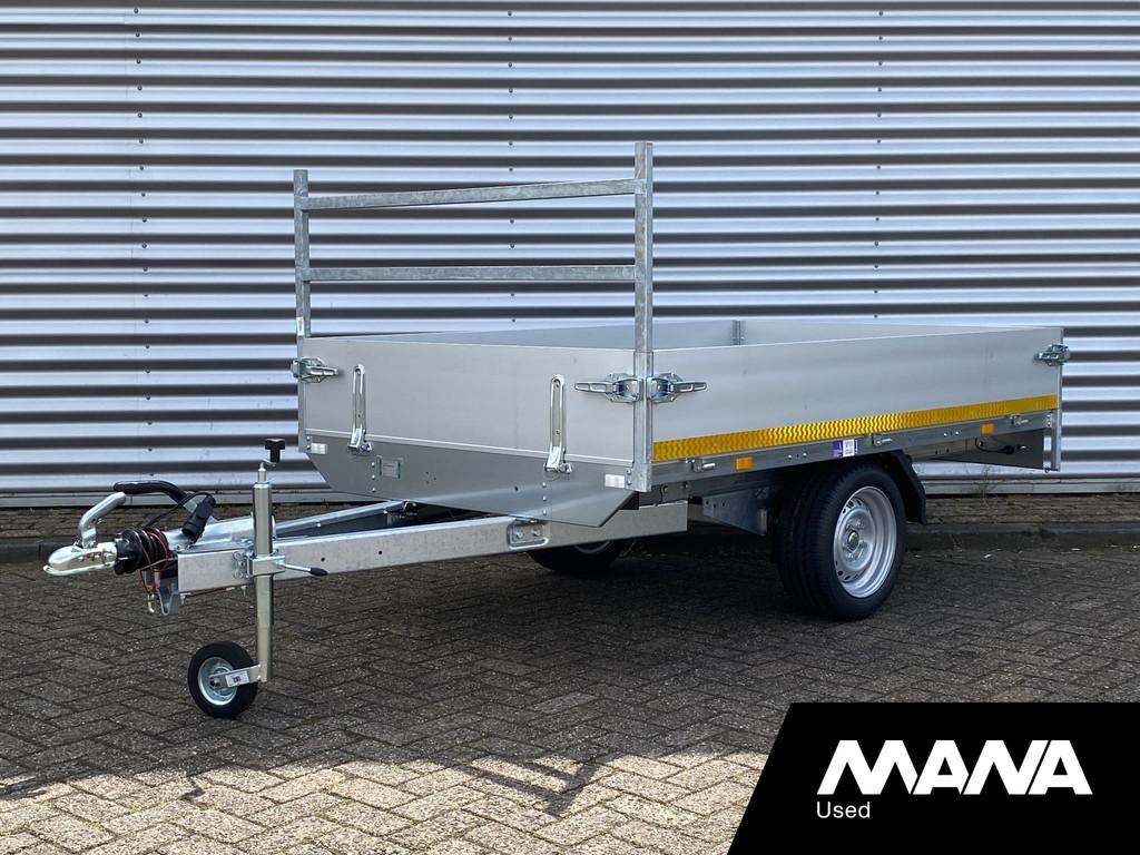 EDUARD P3 2314 Plateau 1350kg 230X140 Voorrek Neuswiel, Auto diversen, Aanhangers en Bagagewagens, MANA Bedrijfswagens, Gebruikt