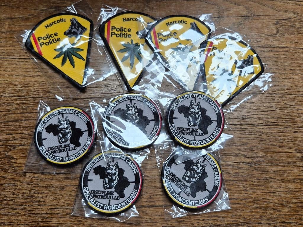 Patch narcotic politie police dog training k9, Verzamelen, Ophalen of Verzenden