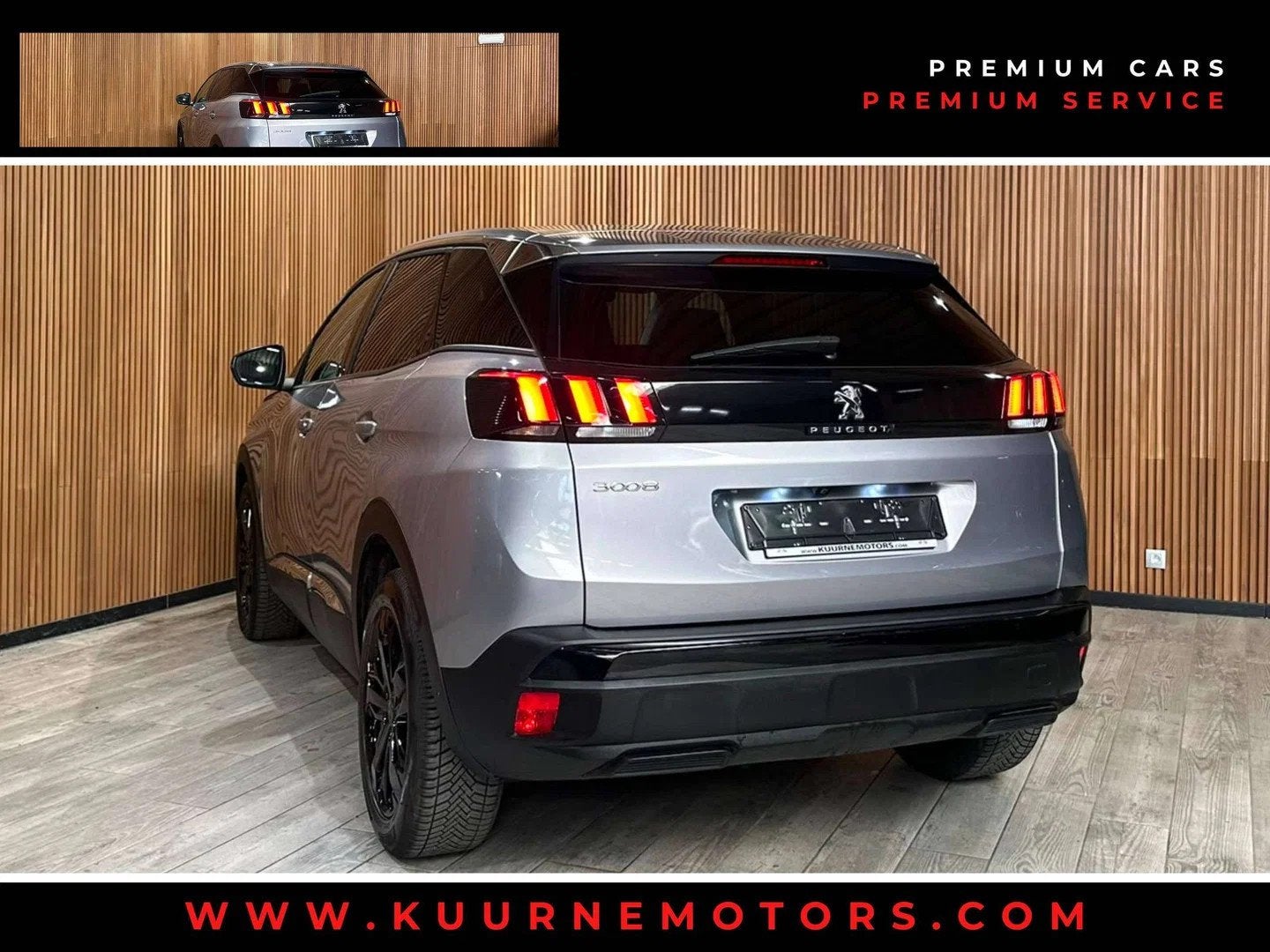 Peugeot 3008 1.5 HDi Aut. Alu18"/Cam360/Led/Pdc *1j garantie, Argent ou Gris, Achat, Entreprise, 96 kW