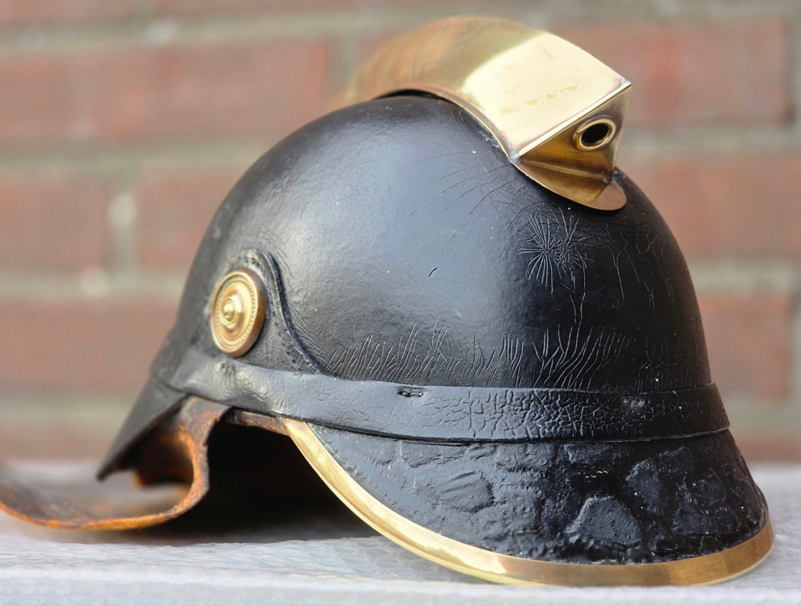 Casque de sapeurs-pompiers néerlandais 1920 casque pompier, Enlèvement ou Envoi