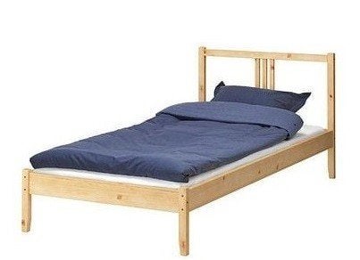 lit ikea simple 90 x 200 (sultan lade sans sommier), 90 cm, Une personne, Enlèvement, Utilisé