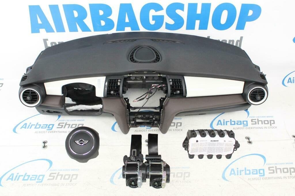 Airbag set - Dashboard zwart/bruin Mini Cooper F55 F56 F57, Gebruikt, Ophalen of Verzenden