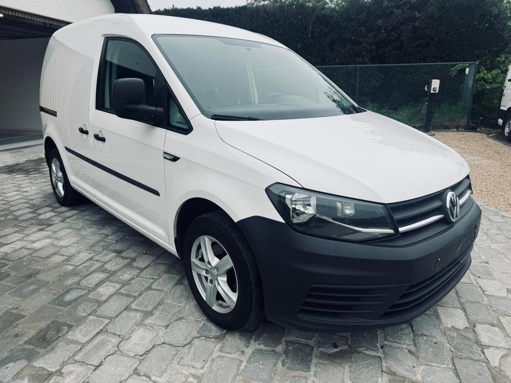 Volkswagen caddy 102 pk tdi 8300 + btw gps airco carpass, 75 kW, Stof, Euro 6, 4 cilinders
