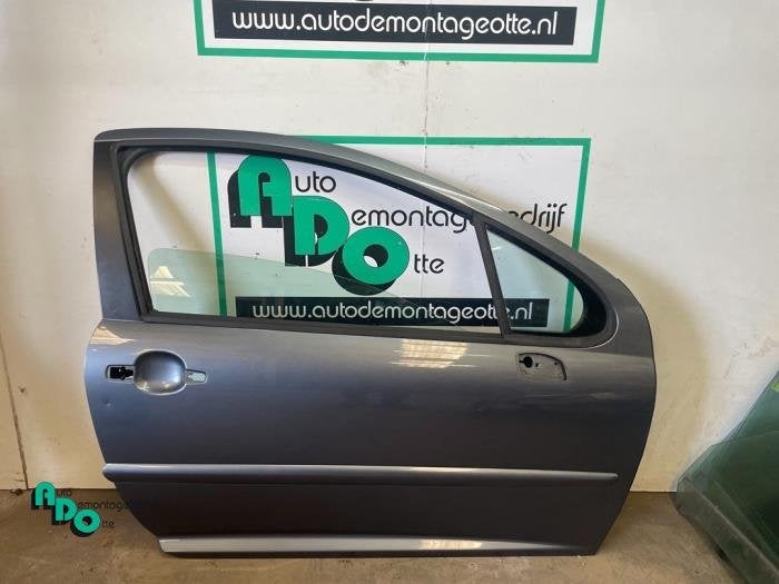 Portière 2portes droite d'un Peugeot 207 (207 06-) (EZW), -, 3 mois de garantie, Utilisé, Porte