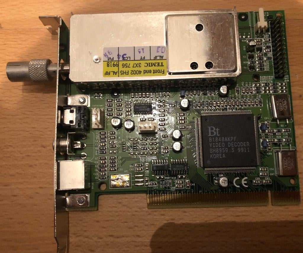 MicroVideo PCTV Pineaccle (capture TV card), Enlèvement, Comme neuf, Interne, Miro Pineaccle