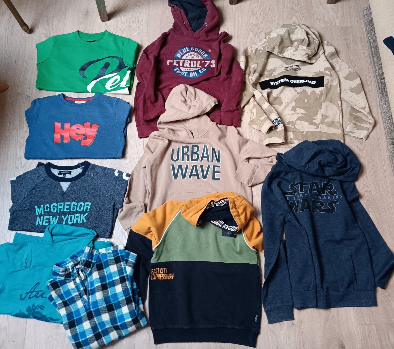 Jongenskleding 152  trui, broek, longsleeve, jas ., Enlèvement, Comme neuf, Garçon, Pull ou Veste