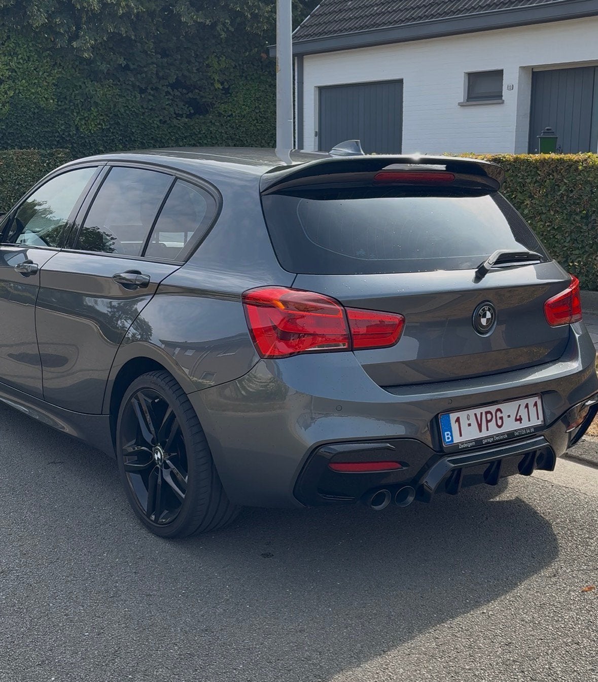 BMW 118D, Autos, Cuir, Argent ou Gris, Achat, Noir