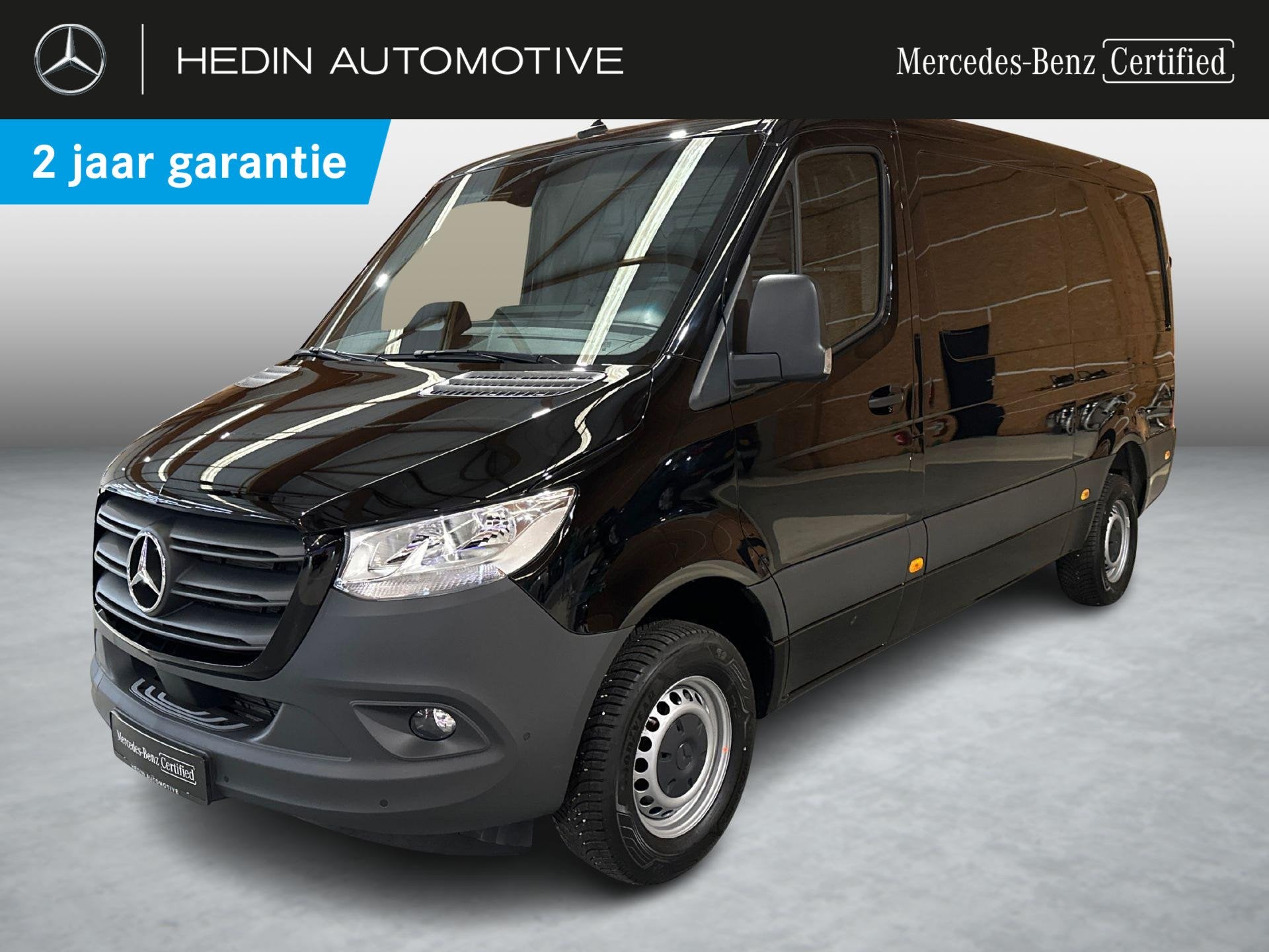 Mercedes-Benz Sprinter 315 CDI GB L2 RWD PRO | Dodehoekassis, Automaat, 4 deurs, 2000 kg, Zwart