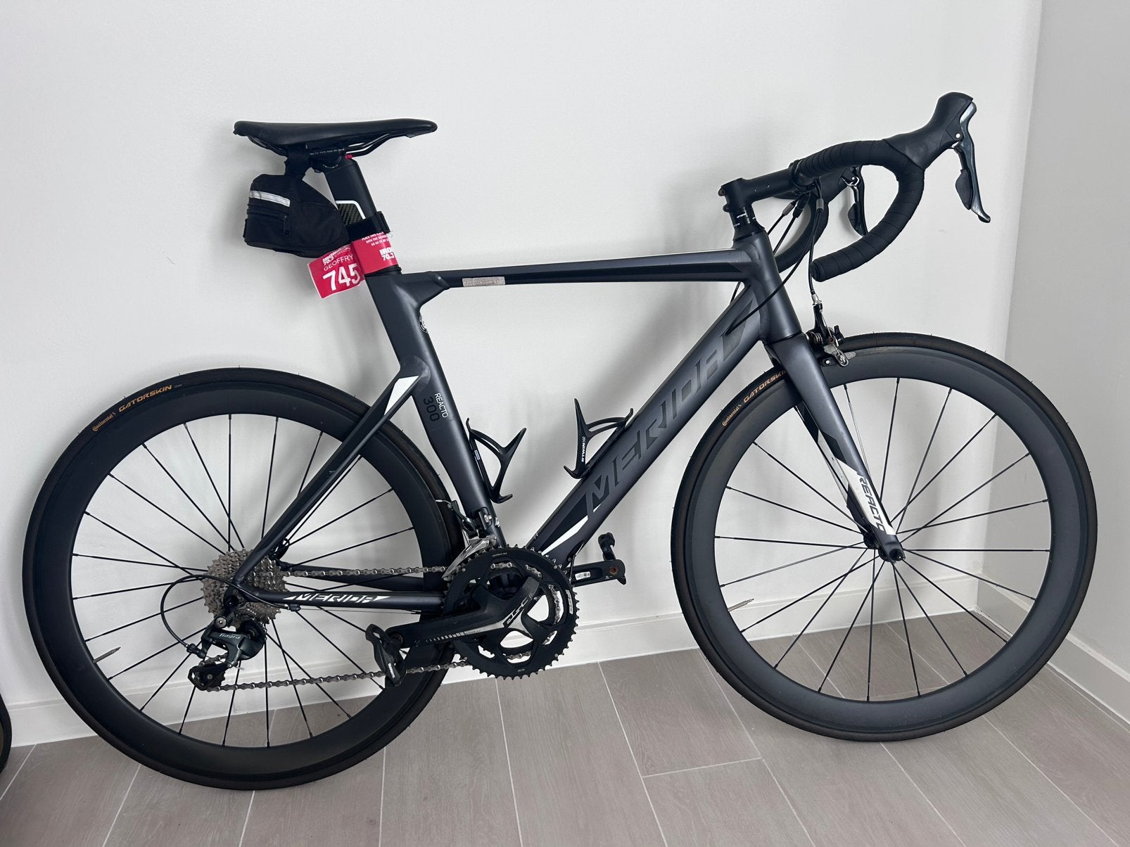 Merida Reacto maat 54 – Aero koersfiets + carbon wielen., Enlèvement, Comme neuf