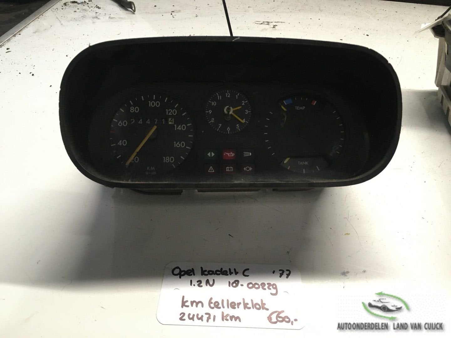 Opel Kadett C 1977 1.2 N   1800229              Km Tellerklo, Auto-onderdelen, Gebruikt, -, -, Ophalen of Verzenden