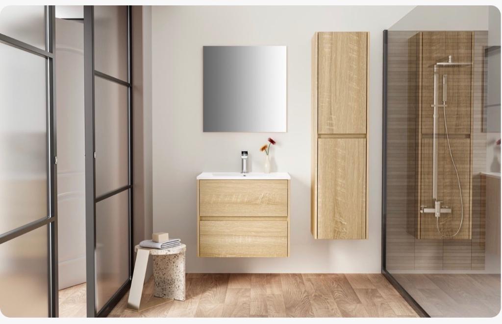 ️‼️Meuble de salle de Bain + vasque + Miroire PROMOS FOU‼️, Ophalen, Nieuw