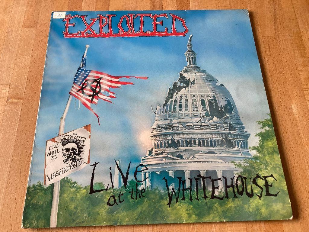 The Exploited – Live At The Whitehouse * LP 1985, CD & DVD, Vinyles | Rock, Alternatif, 12 pouces, Pressage original, Enlèvement ou Envoi